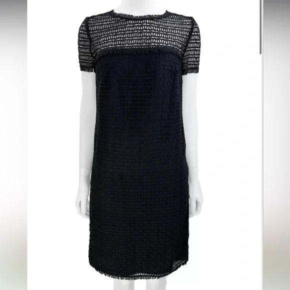 Escada Elegant Black Lace Dress/matching jacket - Picture 1 of 8